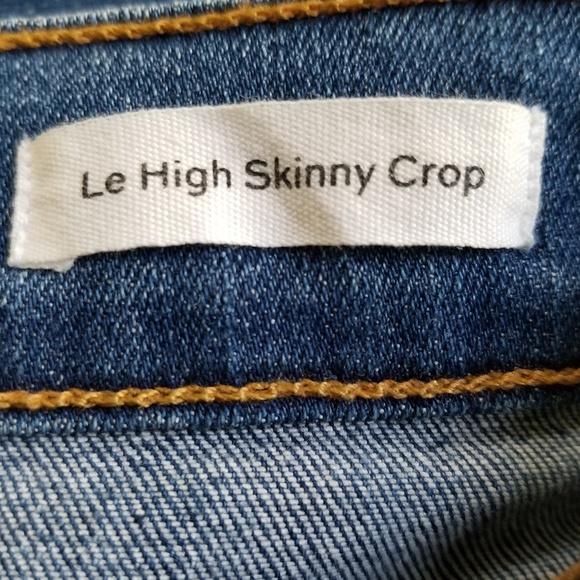 FRAME Women's Tux Stripe Le High‎ Skinny Crop Jeans Size 27 - Picture 11 of 13